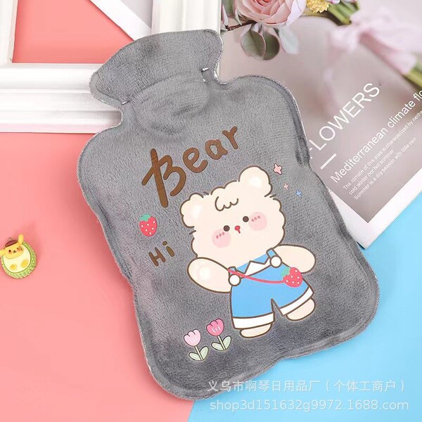 New Plush Water Injection Hot Water Bag