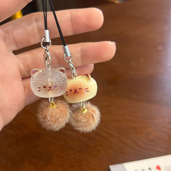 Plush Cat Charm