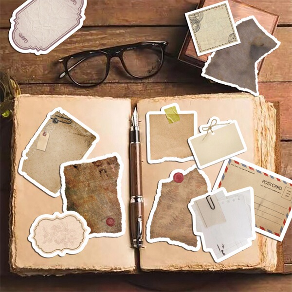 Retro Journal Sticker